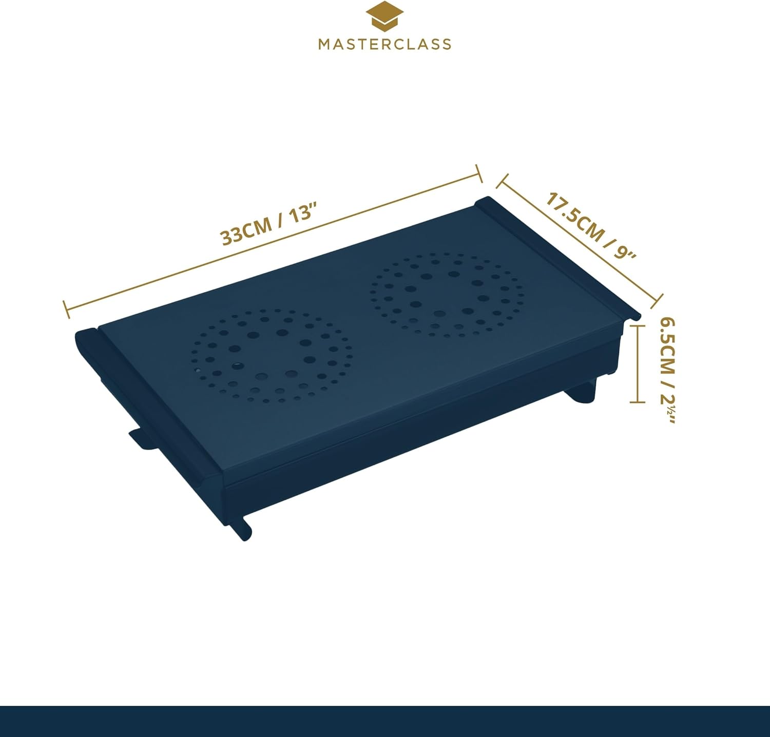 Detalle 2 de MasterCraft MasterClass Professional Chauffe-Plats et Chauffe-Assiettes avec 2 Bougies – Noir/Gris