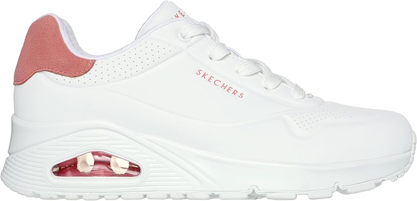 Thumbnail 3 de Skechers Uno, Zapatillas Mujer Blancas con Detalle Mint 🌟