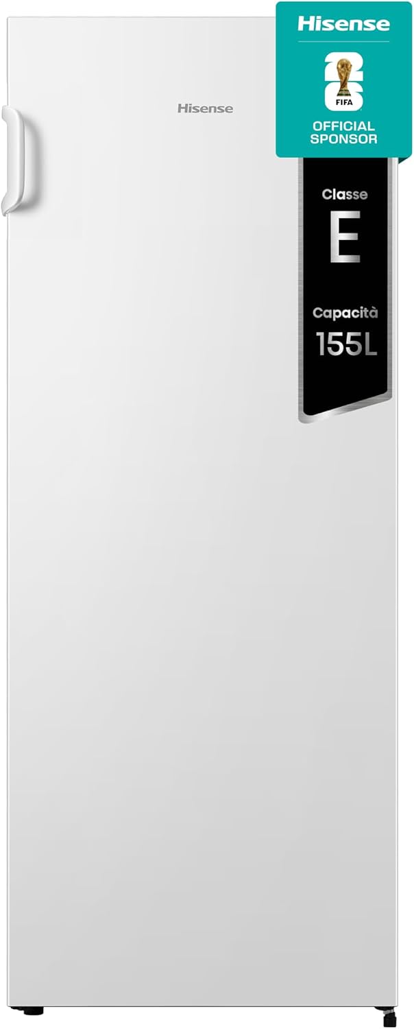 Detalle de Congelatore Verticale Hisense FV191N4AW2 da 155 L: affidabile, TotalNoFrost e Multiflow 360°