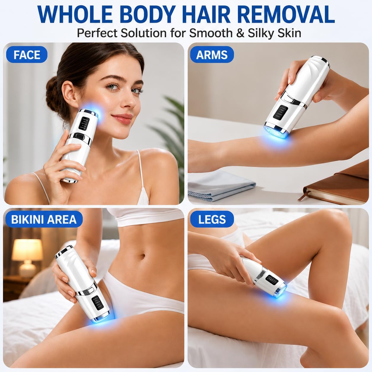 Thumbnail 5 de Mulbijeo Epilatore Luce Pulsata con Raffreddamento 5°C – Depilazione IPL a Casa