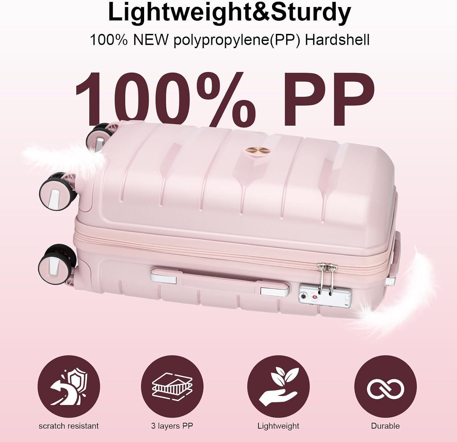 Detalle 2 de Sea choice Luggage Set 20in Expandable Cabin 35L