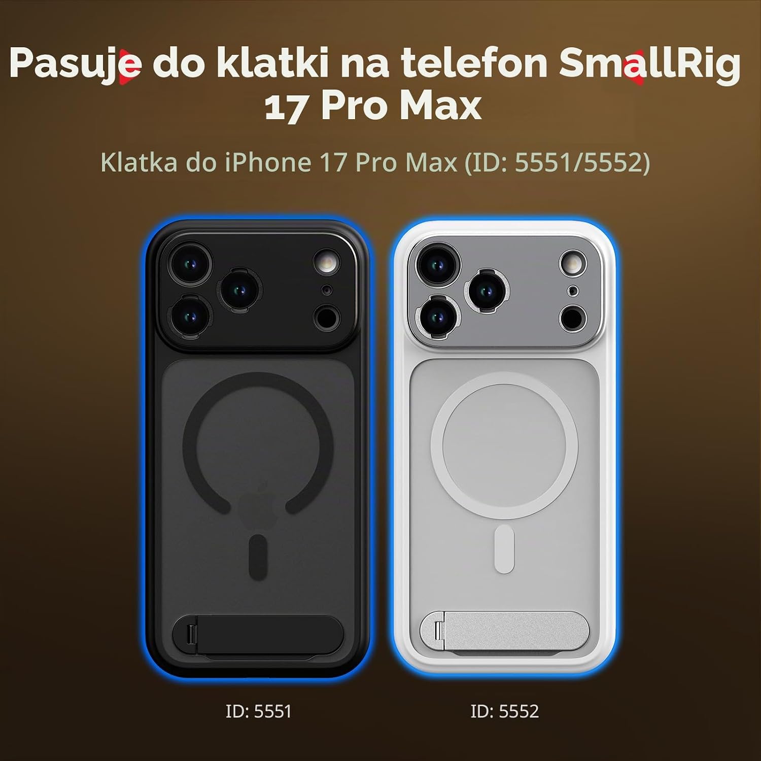 Thumbnail 4 de SMALLRIG 5548 magnetyczny adapter pierścieniowy do filtrów 67 mm do etui iPhone'a 17 Pro Max