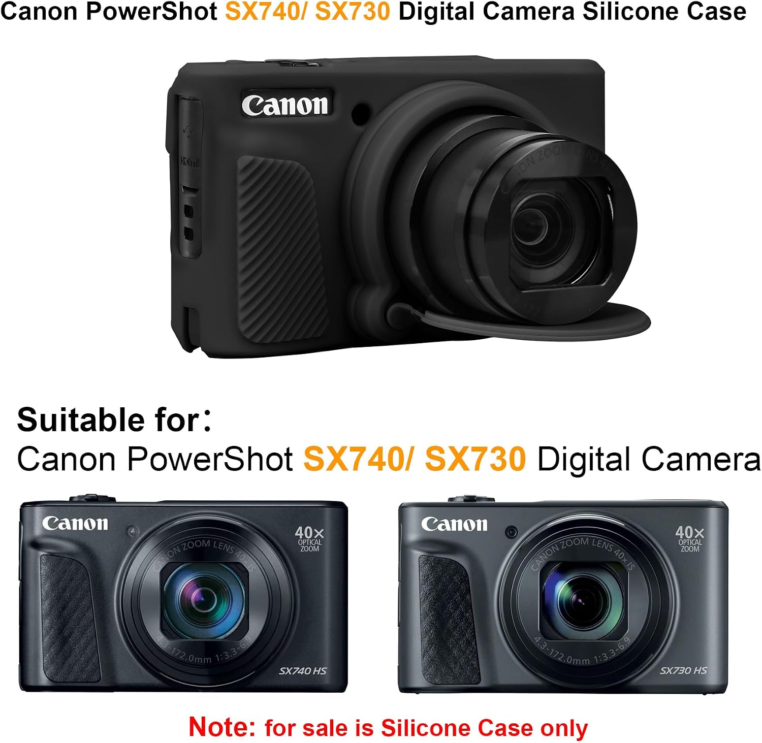 Detalle 2 de Elonbo Camera Case for Canon SX740 1:1 fit
