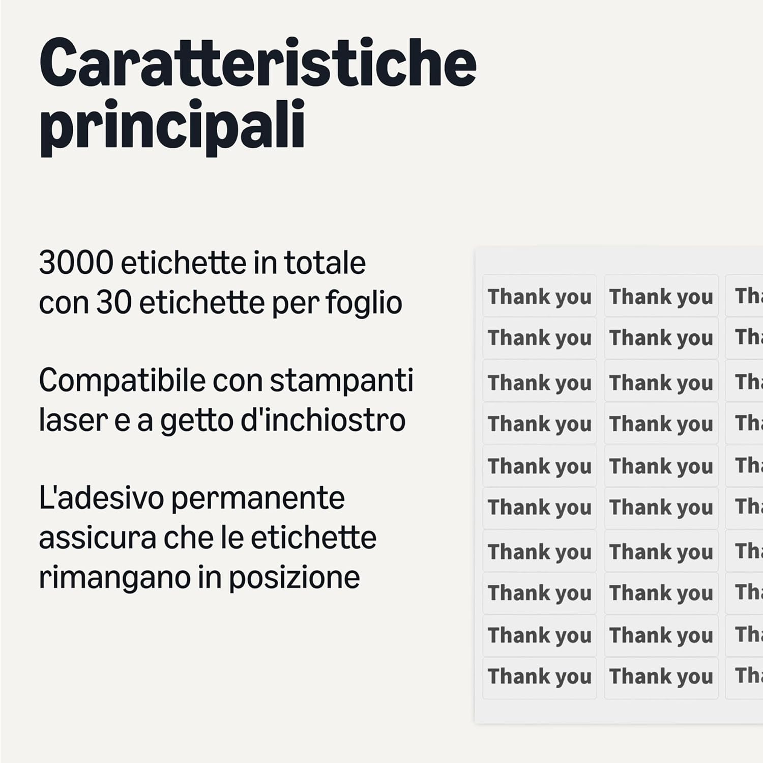 Thumbnail 1 de Amazon Basics Etichette 2,5 x 6,7 cm 📦