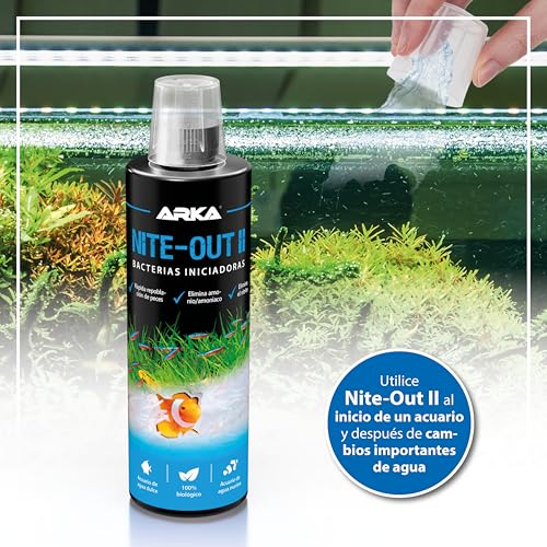 Detalle 1 de ARKA Nite-out II 236 ml — Bacterias iniciadoras para acuarios 🐠