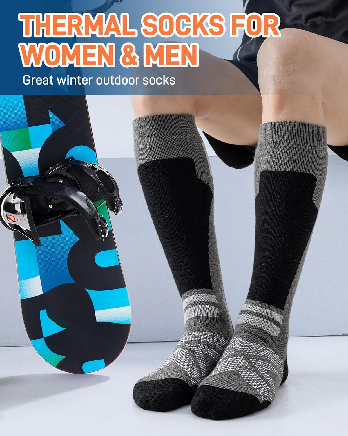 Thumbnail 5 de Niorasen Merino Wool Ski Socks 2 Pairs