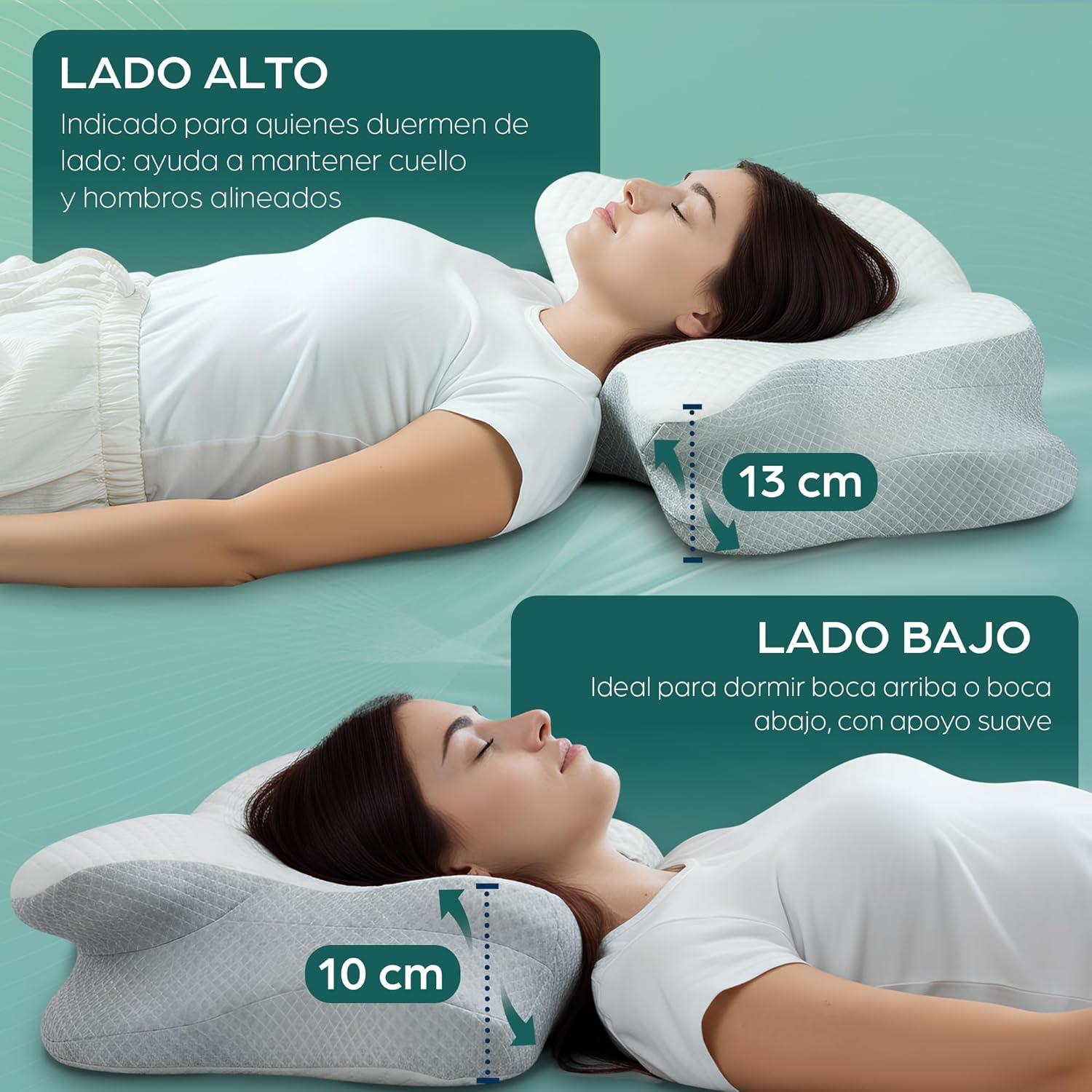 Thumbnail 6 de Flowen Almohada Cervical Espuma Memoria