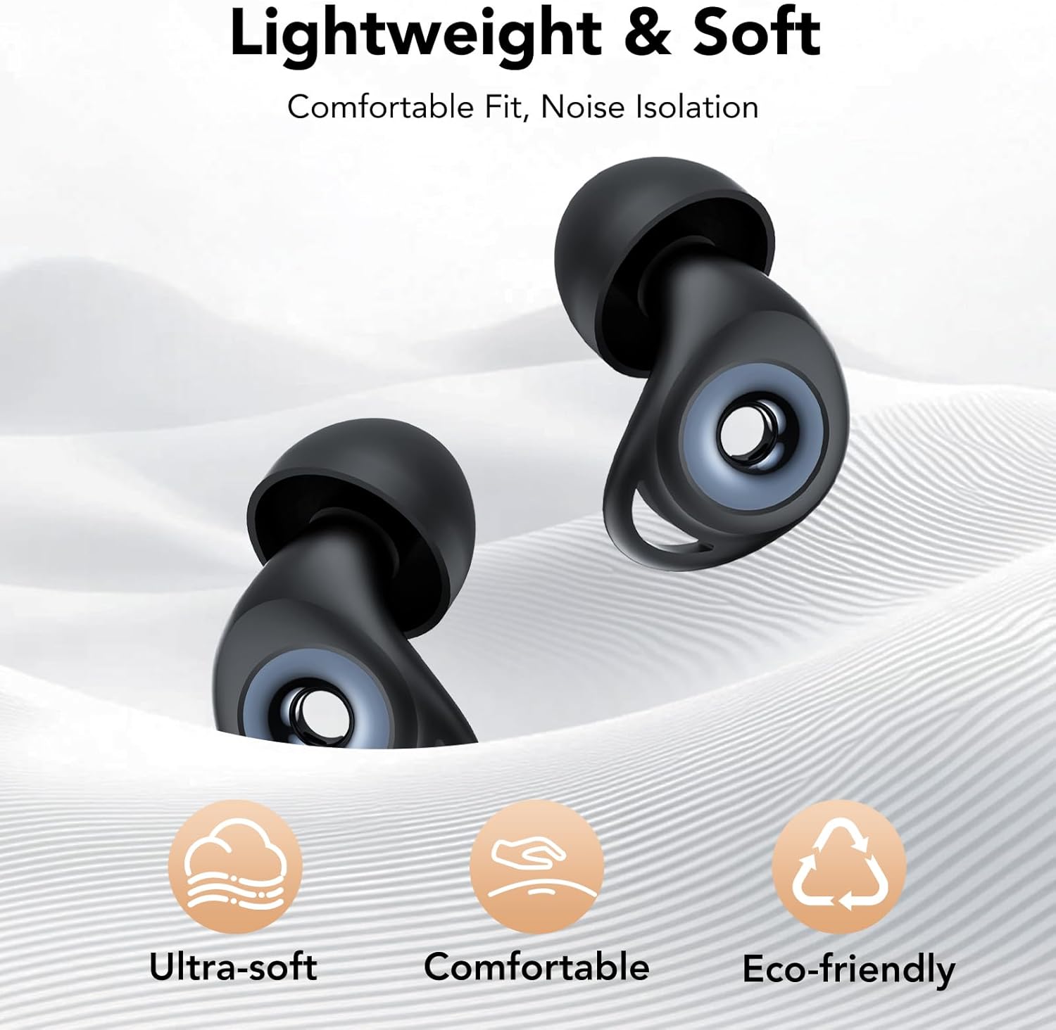 Thumbnail 5 de Ear Plugs for Sleep Noise Cancelling -45dB with Case & 8 Eartips