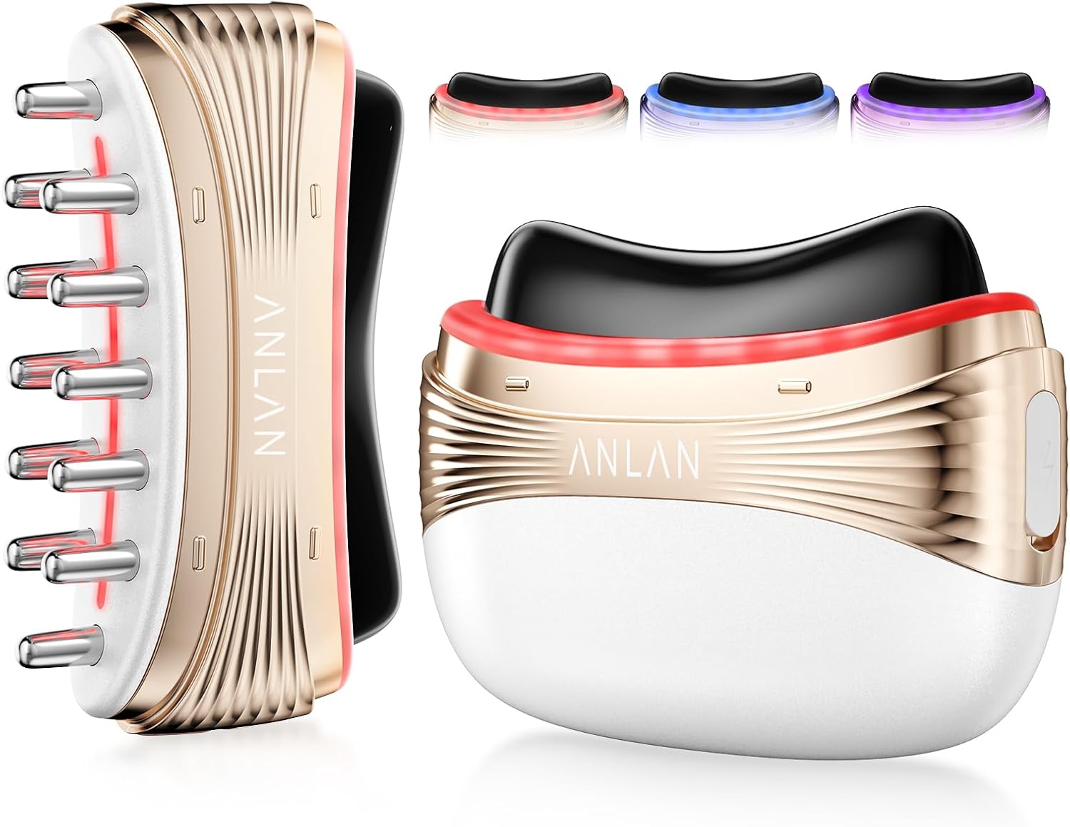 Detalle de ANLAN Heated Gua Sha Tool 2-in-1