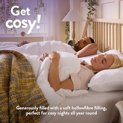 Detalle 2 de Slumberdown Cosy Nights Double Duvet 10.5 Tog – Breathable All-Year Comfort (200 x 200cm)