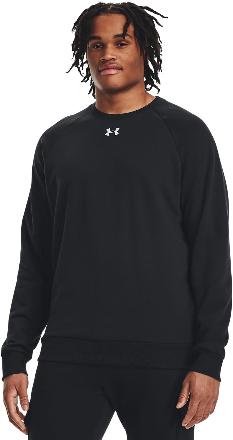 Thumbnail 1 de Under Armour Men’s UA Rival Fleece Crew Shirt (Black)
