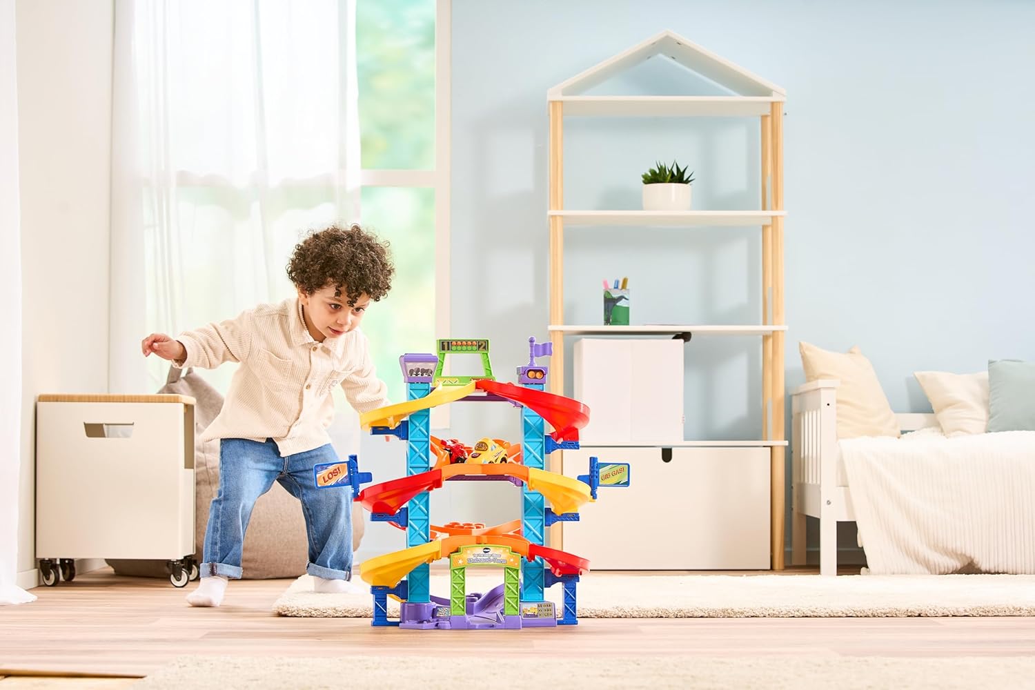 Thumbnail 3 de VTech Toot-Toot Drivers Criss-Cross Raceway: Interactive Toddler Car Playset