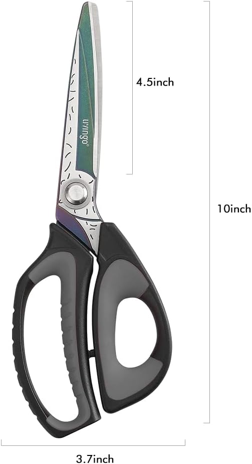 Thumbnail 1 de LIVINGO Forbici industriali resistenti: 25,4 cm in acciaio inox con rivestimento in titanio