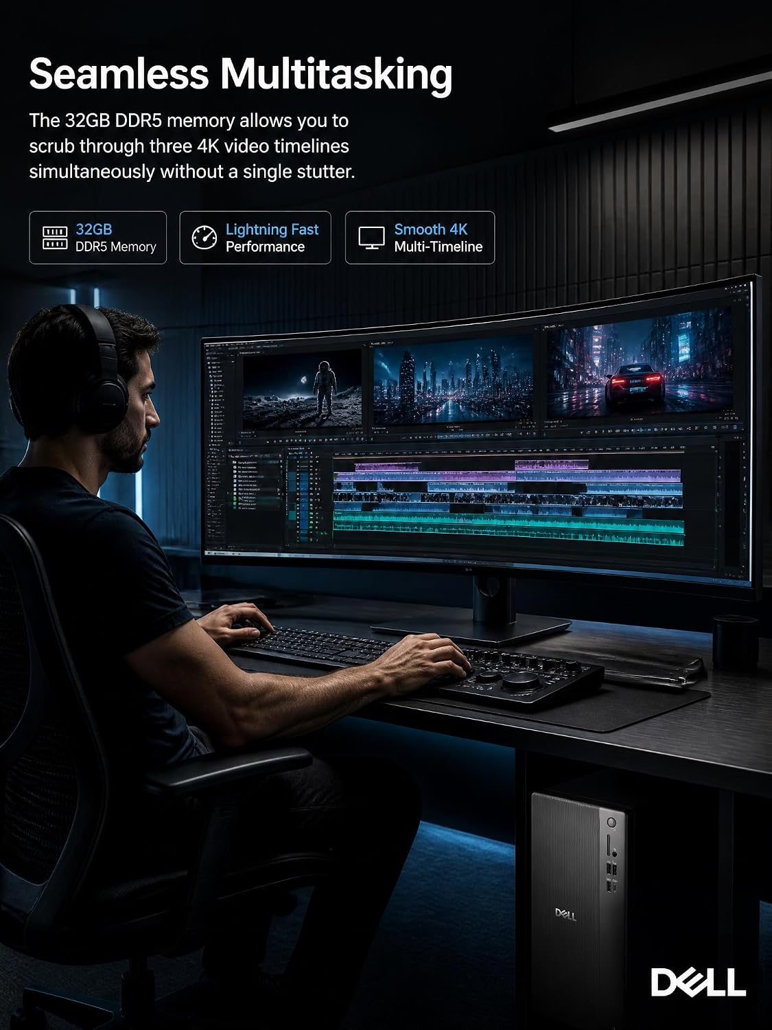 Detalle 2 de Dell Tower Desktop with 32GB Memory