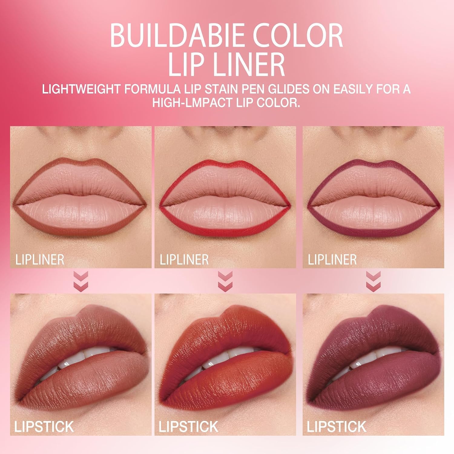 Detalle de Matte Lipstick and Lip Liner Set, 12-Piece