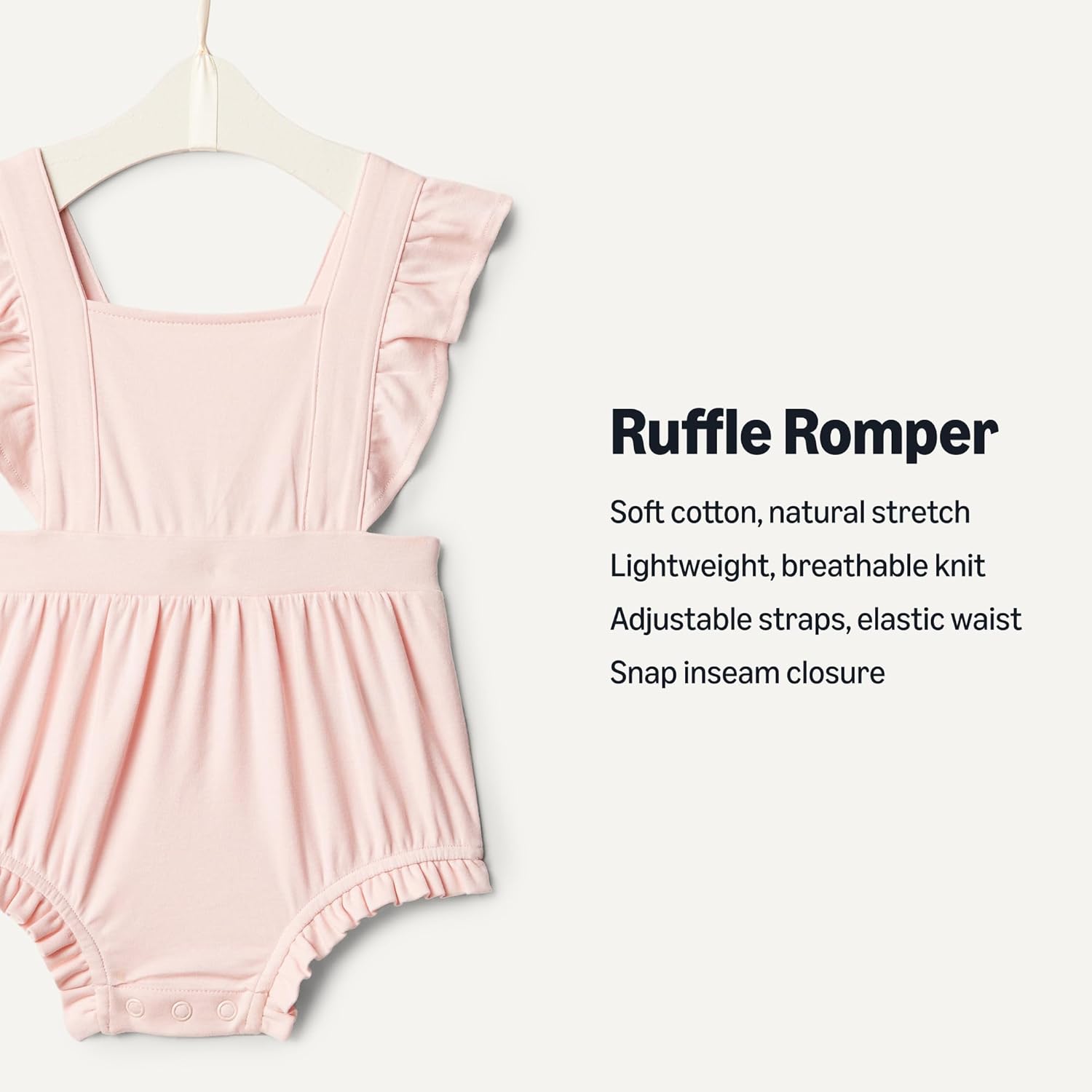 Thumbnail 1 de Amazon Essentials x Sofia Grainge baby girls’ cotton ruffle sleeveless romper suit