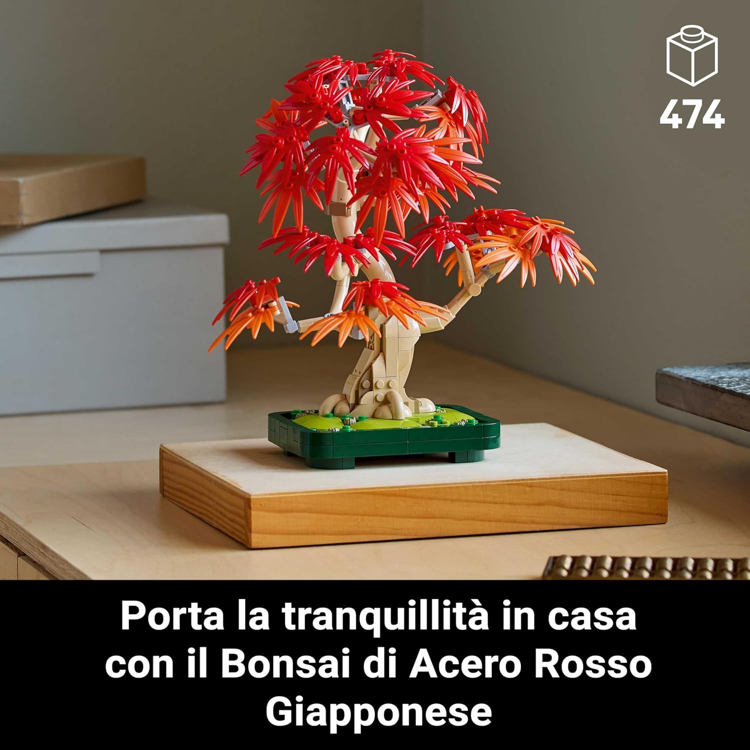 Thumbnail 1 de LEGO Botanicals Bonsai di Acero Rosso Giapponese (10348): decorazione LEGO per adulti, compatibile con la collezione Botanical