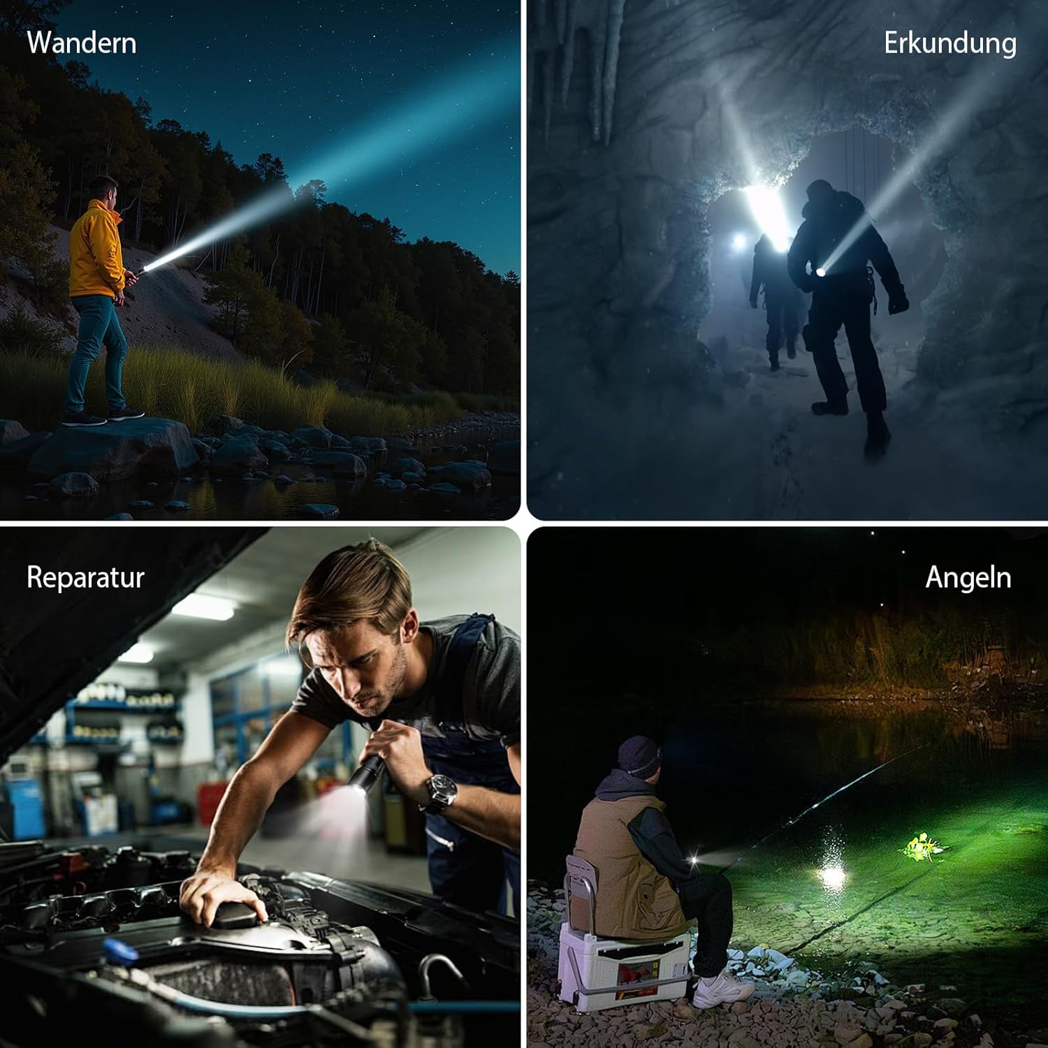Thumbnail 6 de GEARLITE LED Taschenlampe aufladbar – zoombare Mini-Torch mit 3 Modi, bis zu 3000 Lumen und IP65