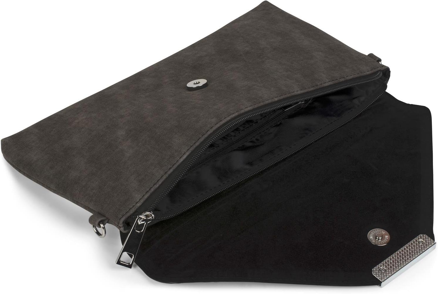 Detalle 2 de styleBREAKER clutch envelope intrecciato con tracolla regolabile – borsa da sera a busta