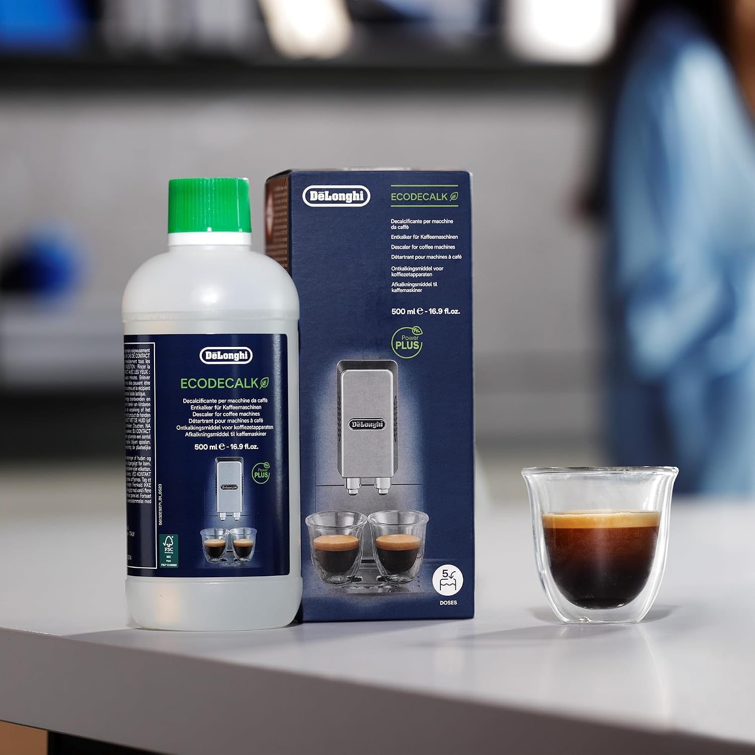 Thumbnail 6 de De'Longhi EcoDecalk Universal Descaler for Coffee Machines, 16.90 oz