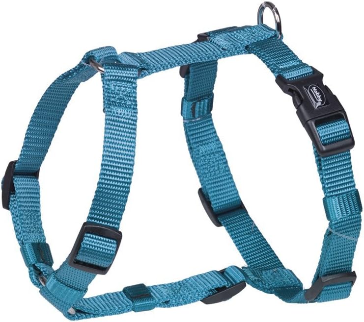 Detalle de Nobby klassisk hundsele 30–50 cm i nylon, lila/rosa