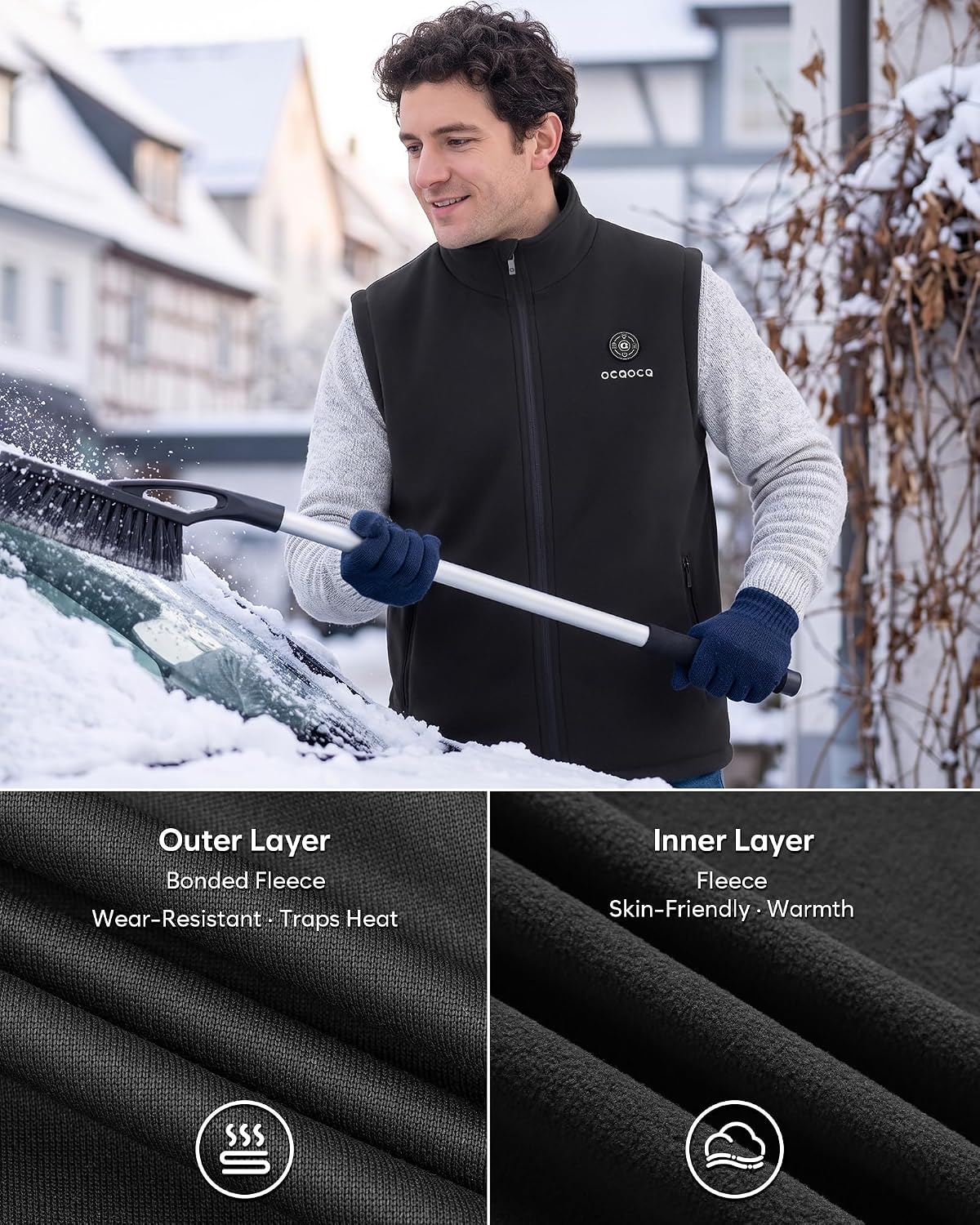 Thumbnail 6 de Men's Heated Fleece Vest 16,000mAh