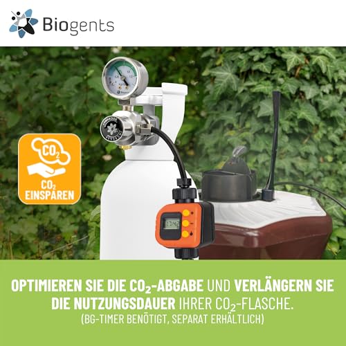Detalle de Biogents BG-Booster CO₂ para Atrapa-Mosquitos 🦟