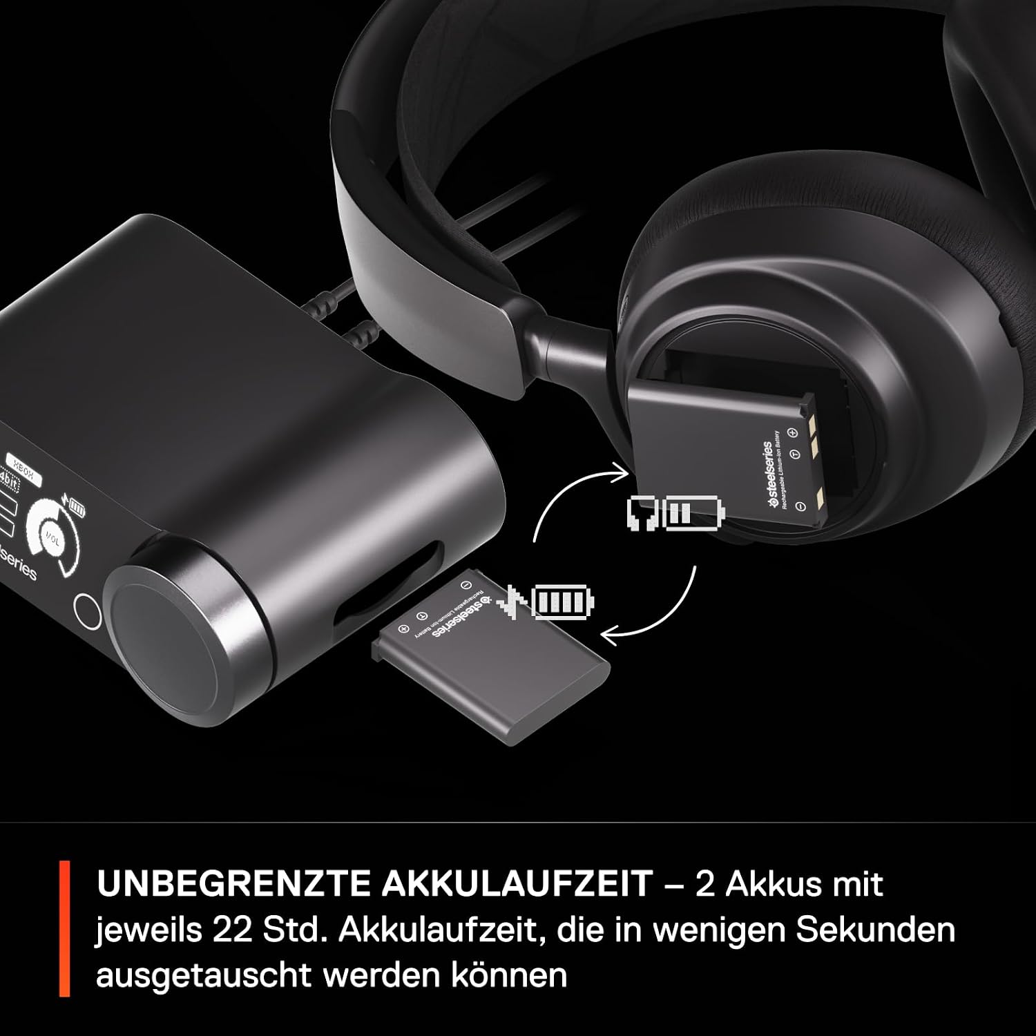 Thumbnail 6 de SteelSeries Arctis Nova Pro Wireless Gaming-Headset 2
