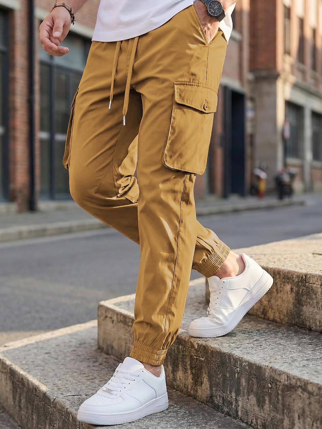 Thumbnail 4 de JMIERR Cargo Joggers with Pockets