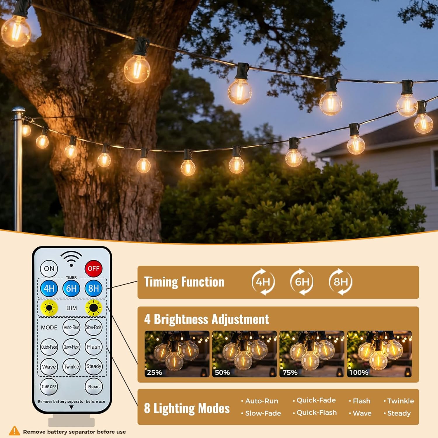 Thumbnail 6 de Litogo Solar Festoon Lights 30Ft