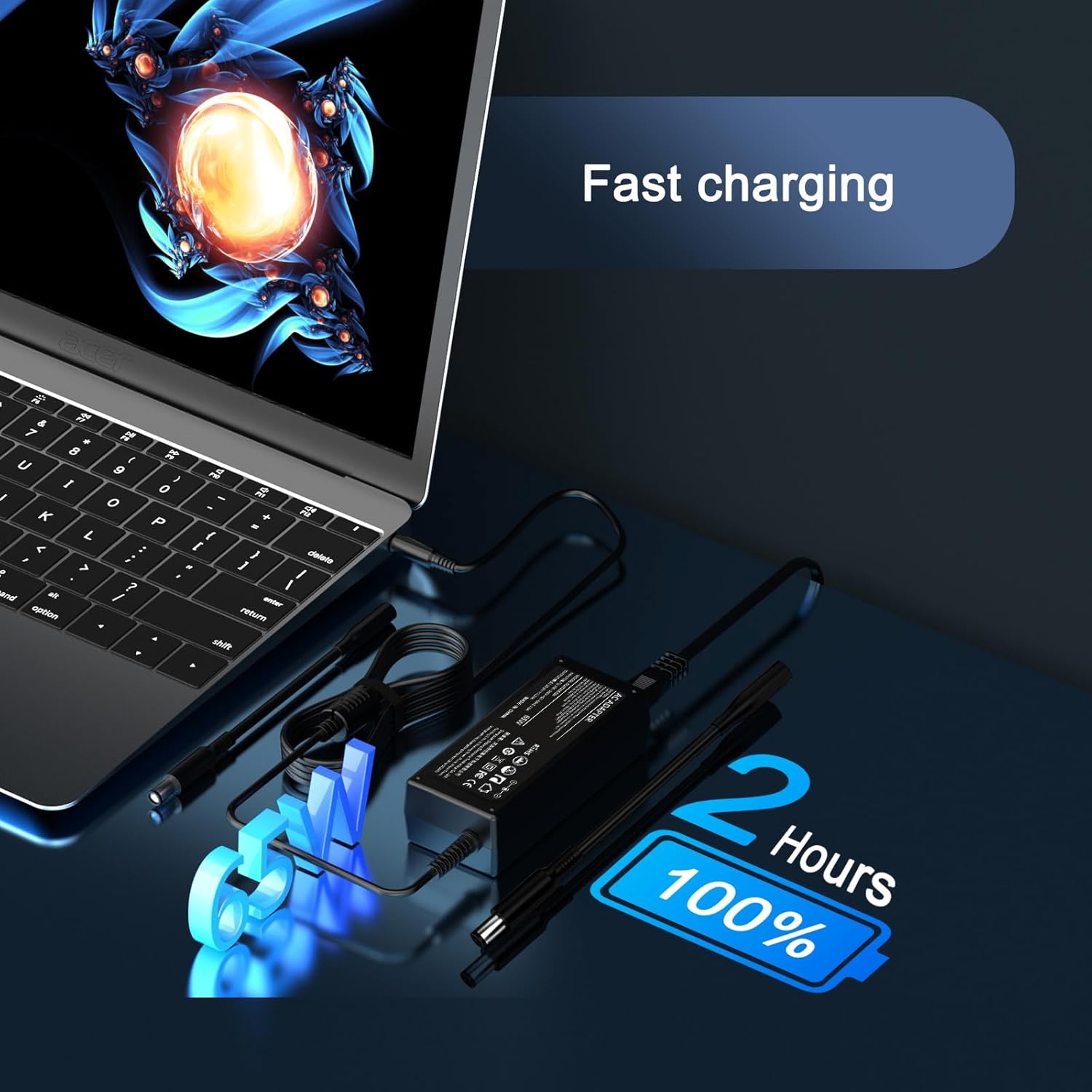 Thumbnail 5 de 65W Dell laptop charger DC 19.5V