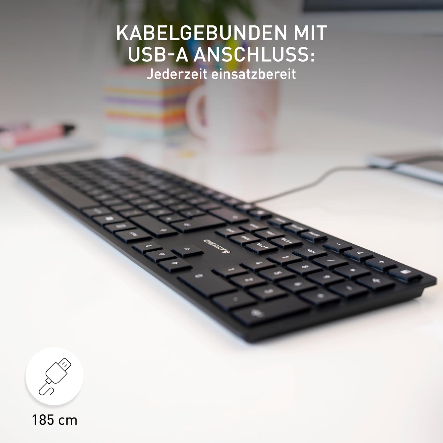 Thumbnail 2 de CHERRY KC 6000 Slim USB-Tastatur