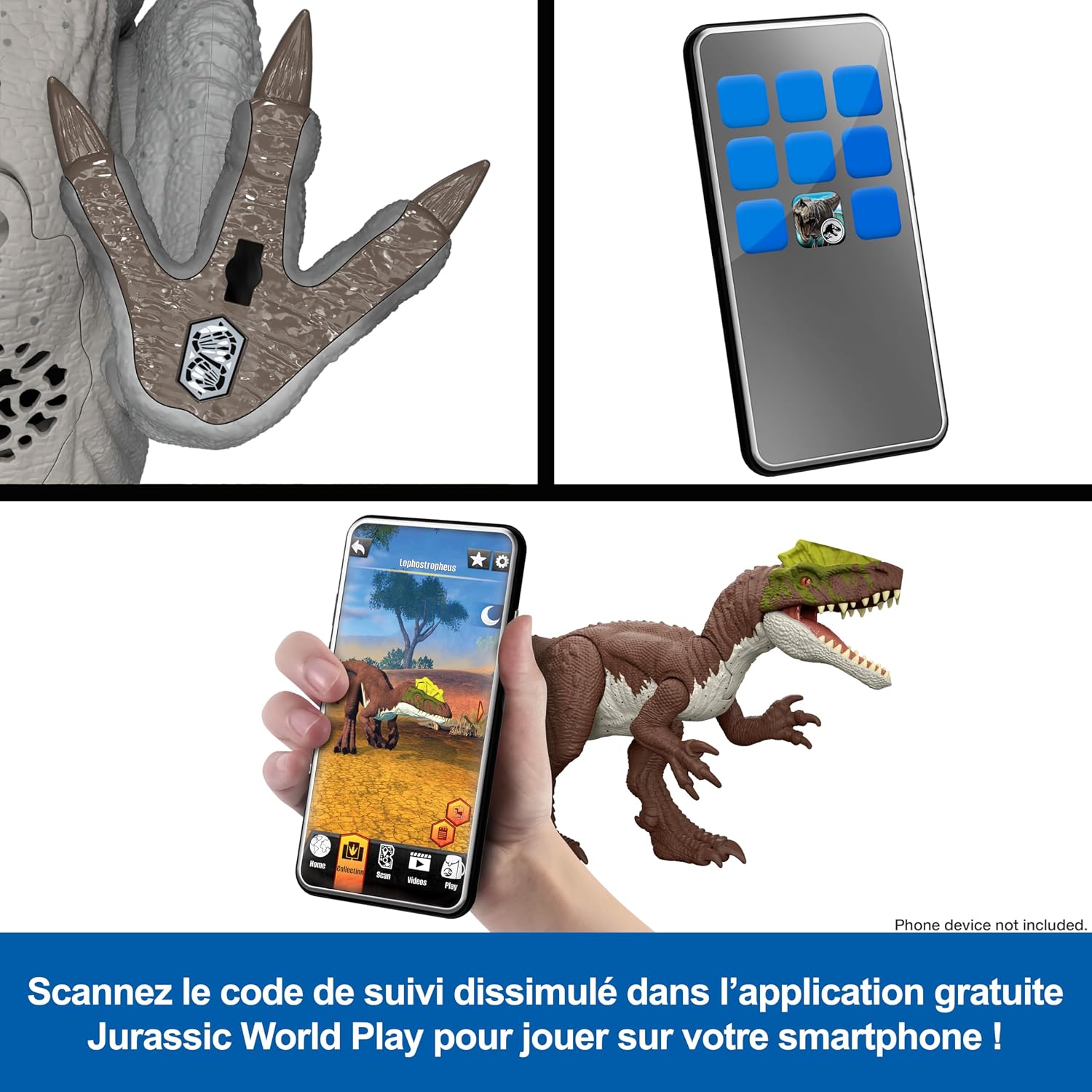 Detalle de Mattel Jurassic World Purussaurus Figurine 37 cm 🦖