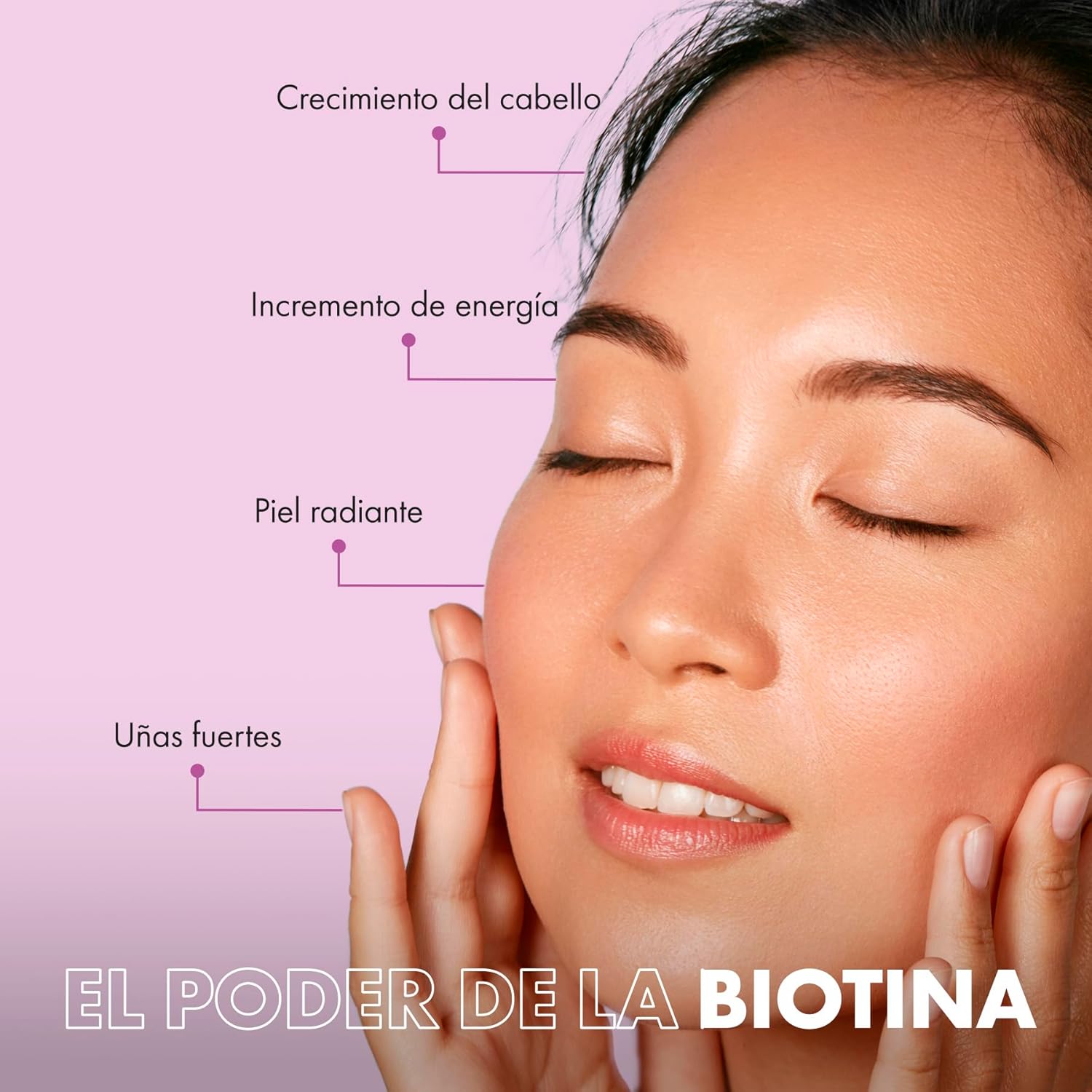 Thumbnail 2 de Incite Nutrition Biotina para cabello 🌿 12,000mcg, 400 cápsulas