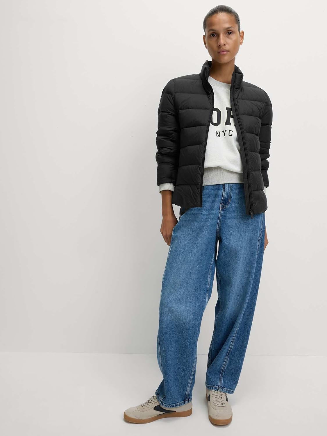 Detalle 2 de Marks & Spencer opvouwbare pufferjas met veren en dons, Stormwear-afwerking