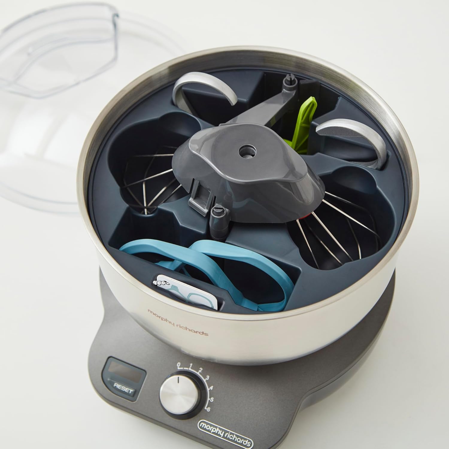 Thumbnail 6 de Morphy Richards MixStar Compact stand mixer (400520) with dual rotating beaters, whisks & dough hooks