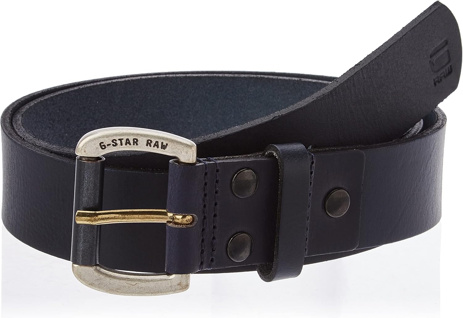 Detalle de G-STAR Men’s Dast Belt (Thick leather strap with roller buckle)