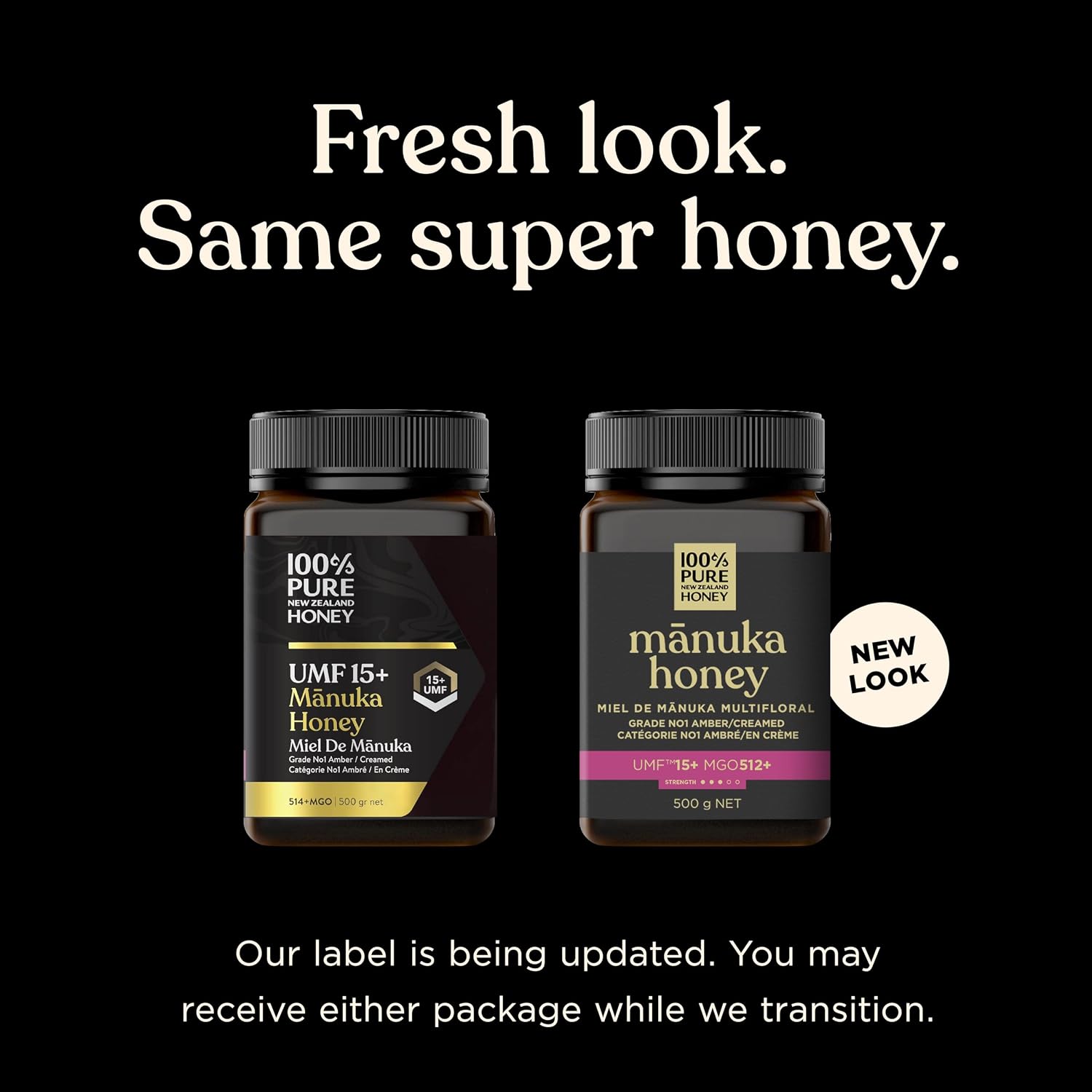 Detalle de 100% Pure New Zealand Honey UMF 15+ Mānuka Honey, MGO 512+, Raw, 17.6 oz