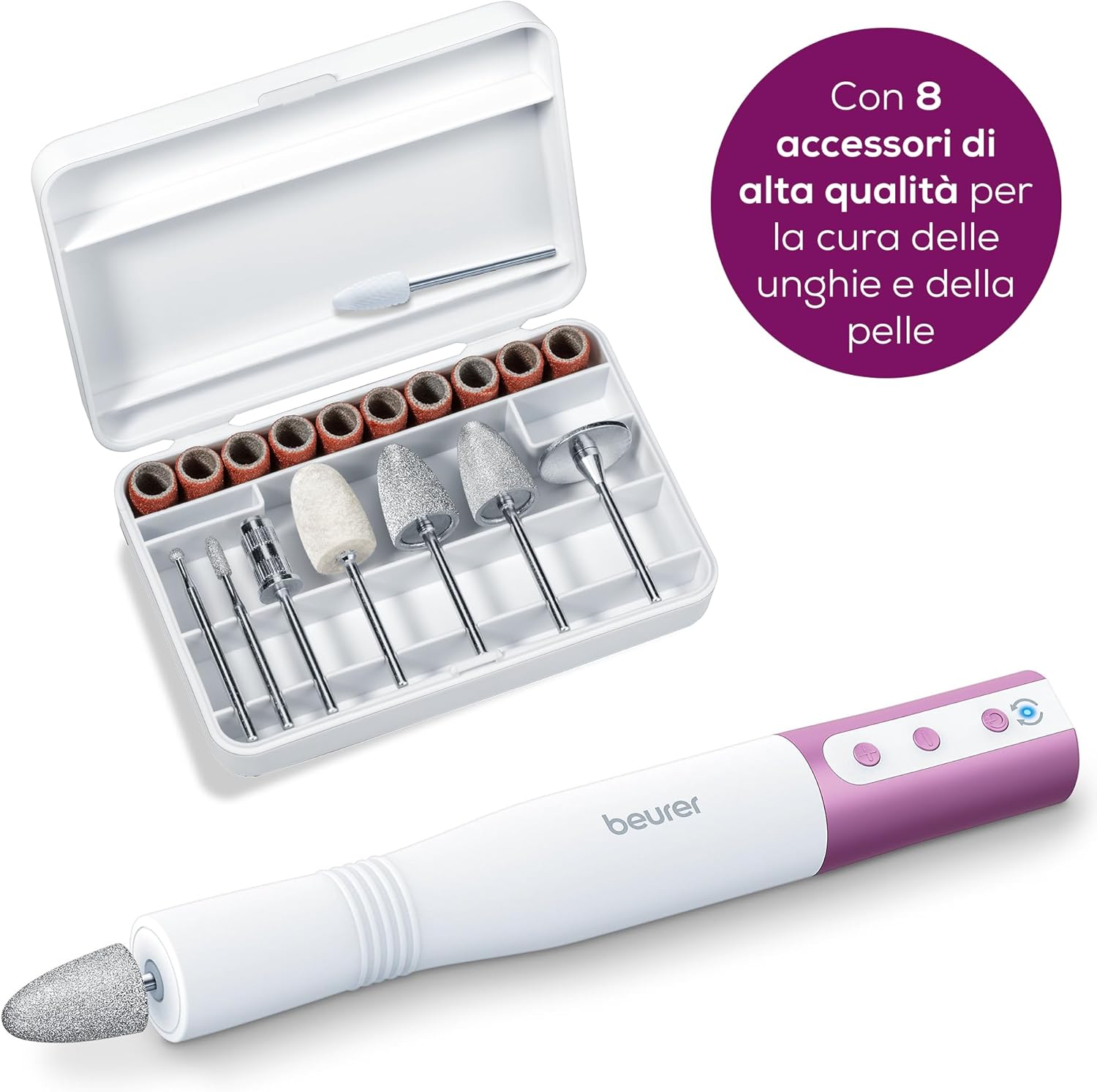 Detalle 2 de Beurer MP 52 set manicure 15.000 rpm