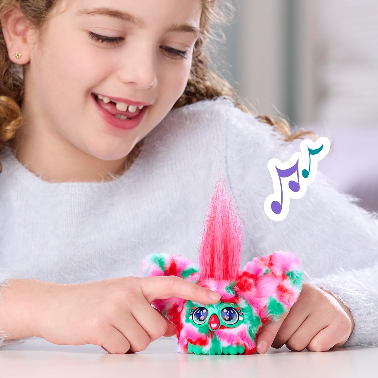 Thumbnail 5 de Furby Furblets Pep-Mint, Mini Peluche Électronique