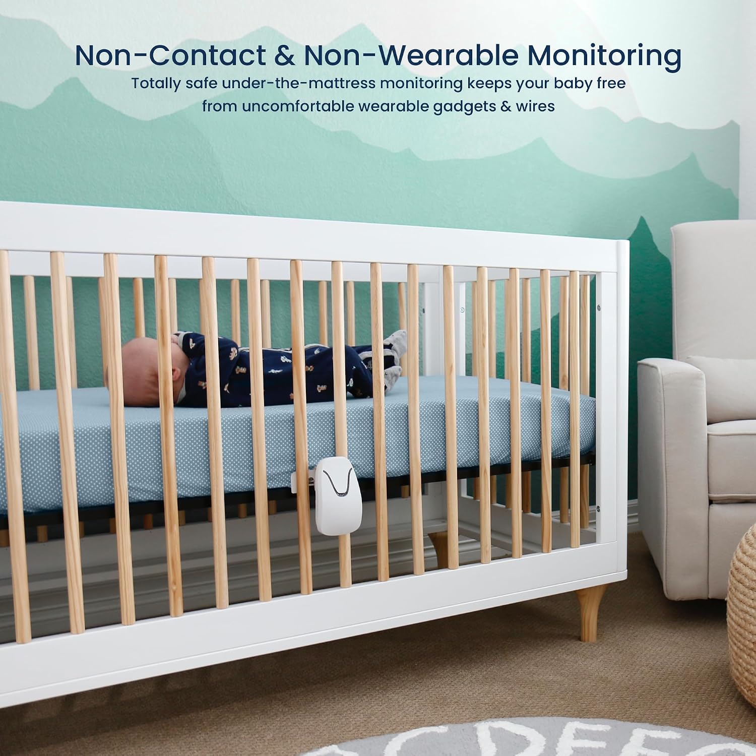 Thumbnail 4 de Babysense Video Baby Monitor with 2.4" Screen & Baby Movement Monitor (2-in-1) for home use