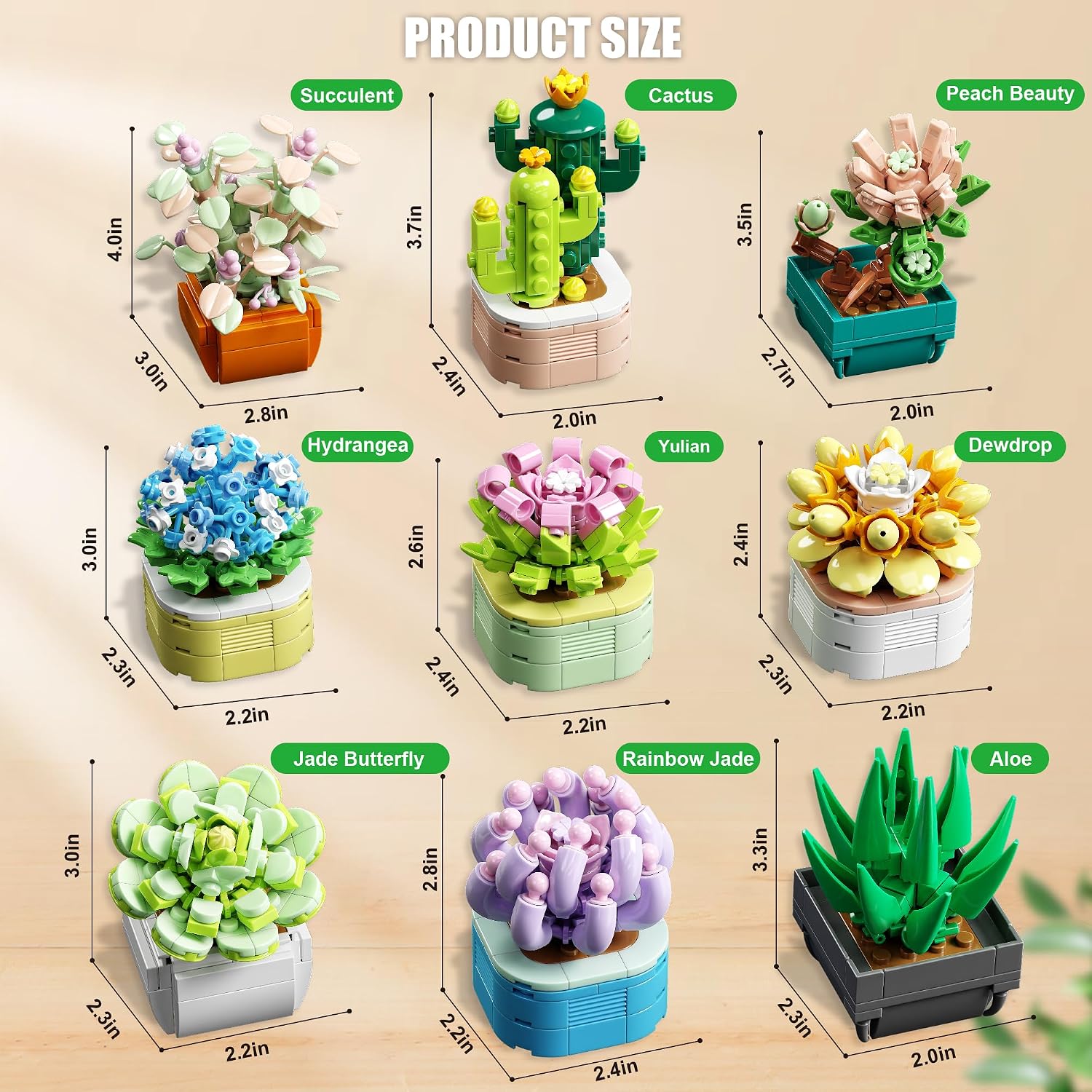 Thumbnail 6 de TYCOLE Ensemble 9 en 1 832 pièces 🌱