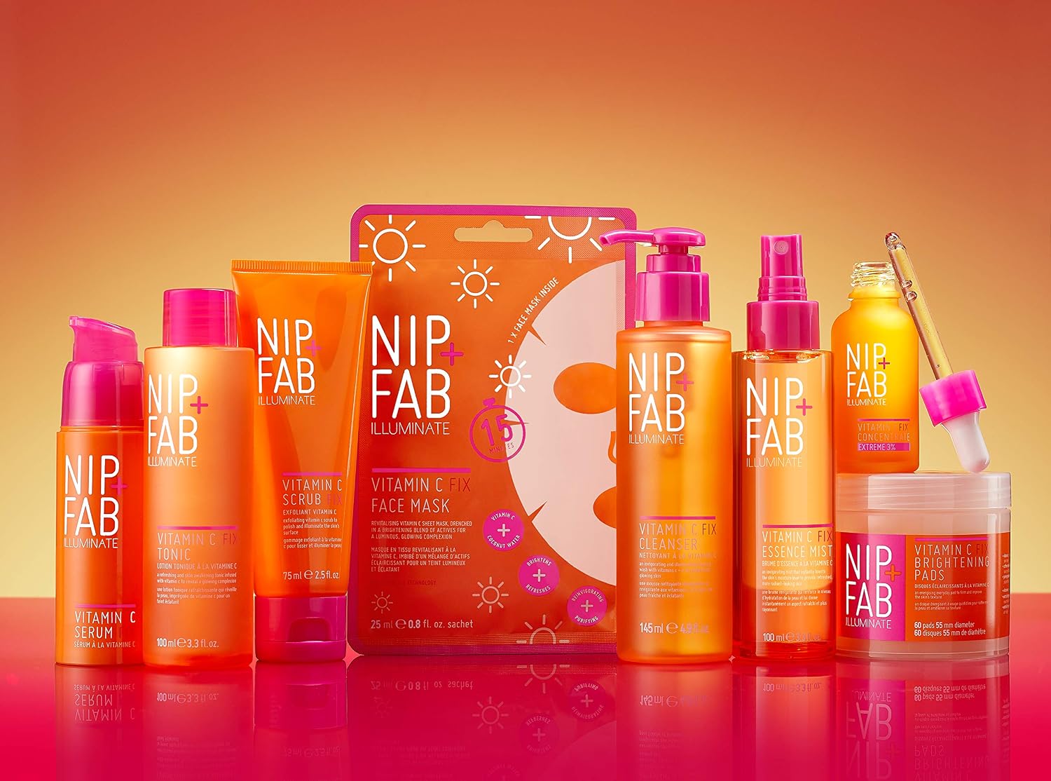 Detalle de Nip + Fab Vitamin C Fix Scrub Viso: esfoliante purificante illuminante con Vitamina C, olio di cocco ed estratto di caffè, 75 ml