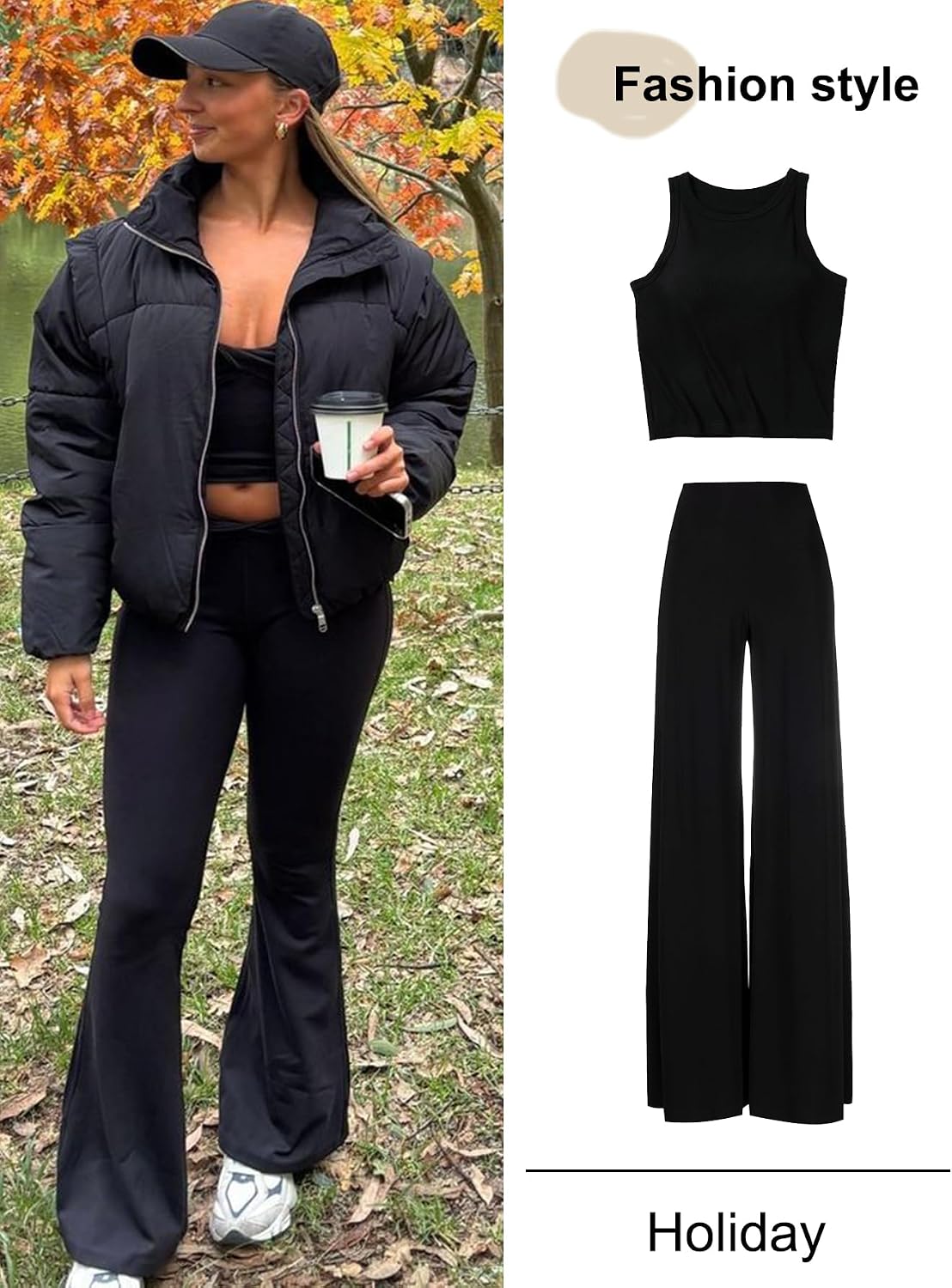Thumbnail 4 de Gihuo 2026 Cropped Puffer Jacket