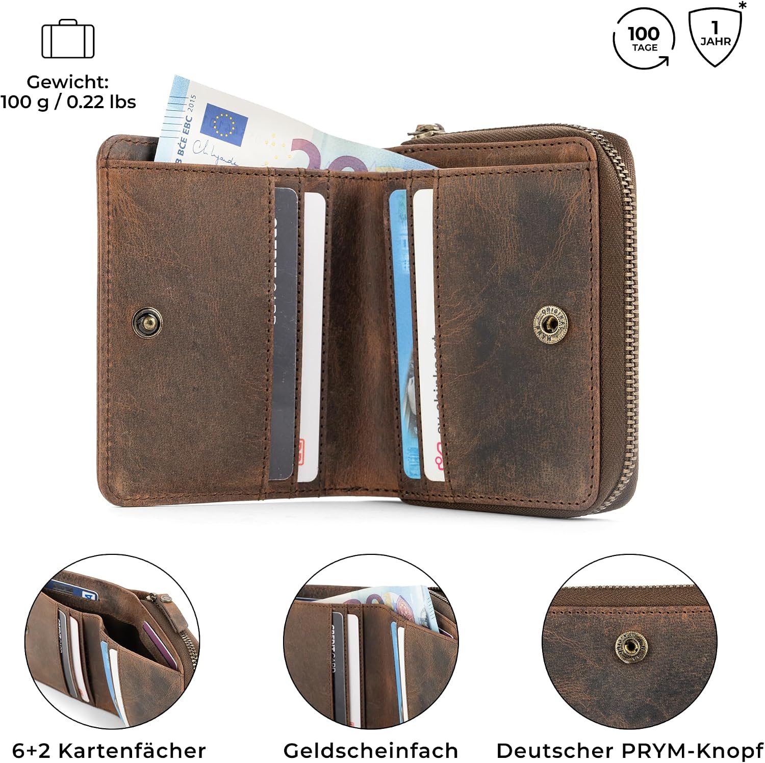 Thumbnail 4 de Berliner Bags Vintage Geldbörse Sara