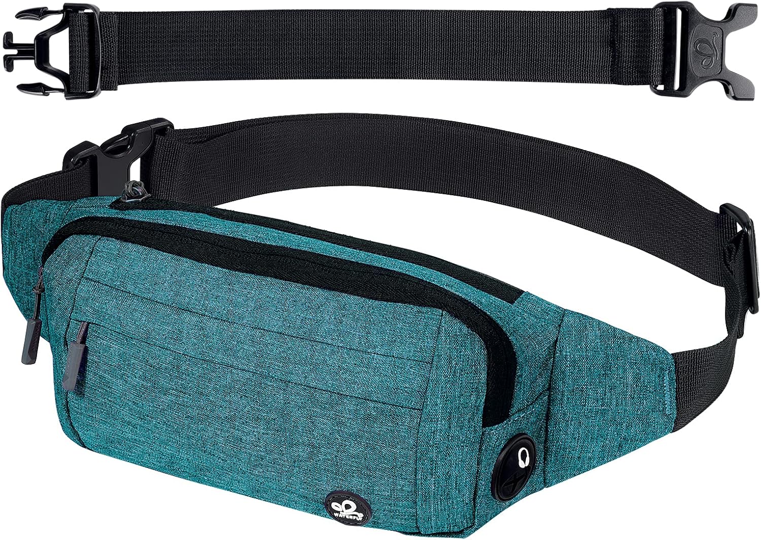 Detalle de Waterfly Bumbags Waist Fanny Pack – Adjustable Belt, Multi‑Compartment Sport Bag
