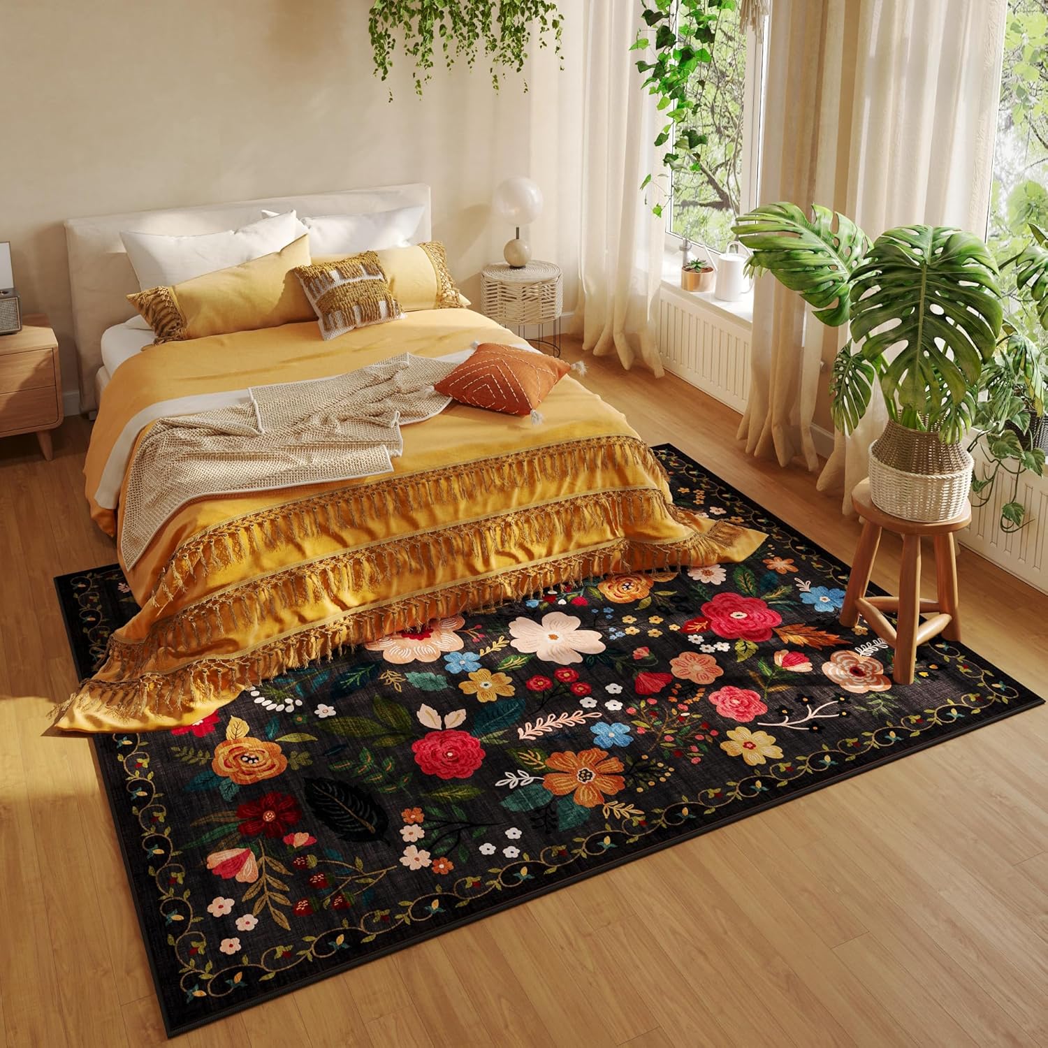 Thumbnail 4 de Rugcomf Area Rugs 8x10 Washable Boho Rug 🛋