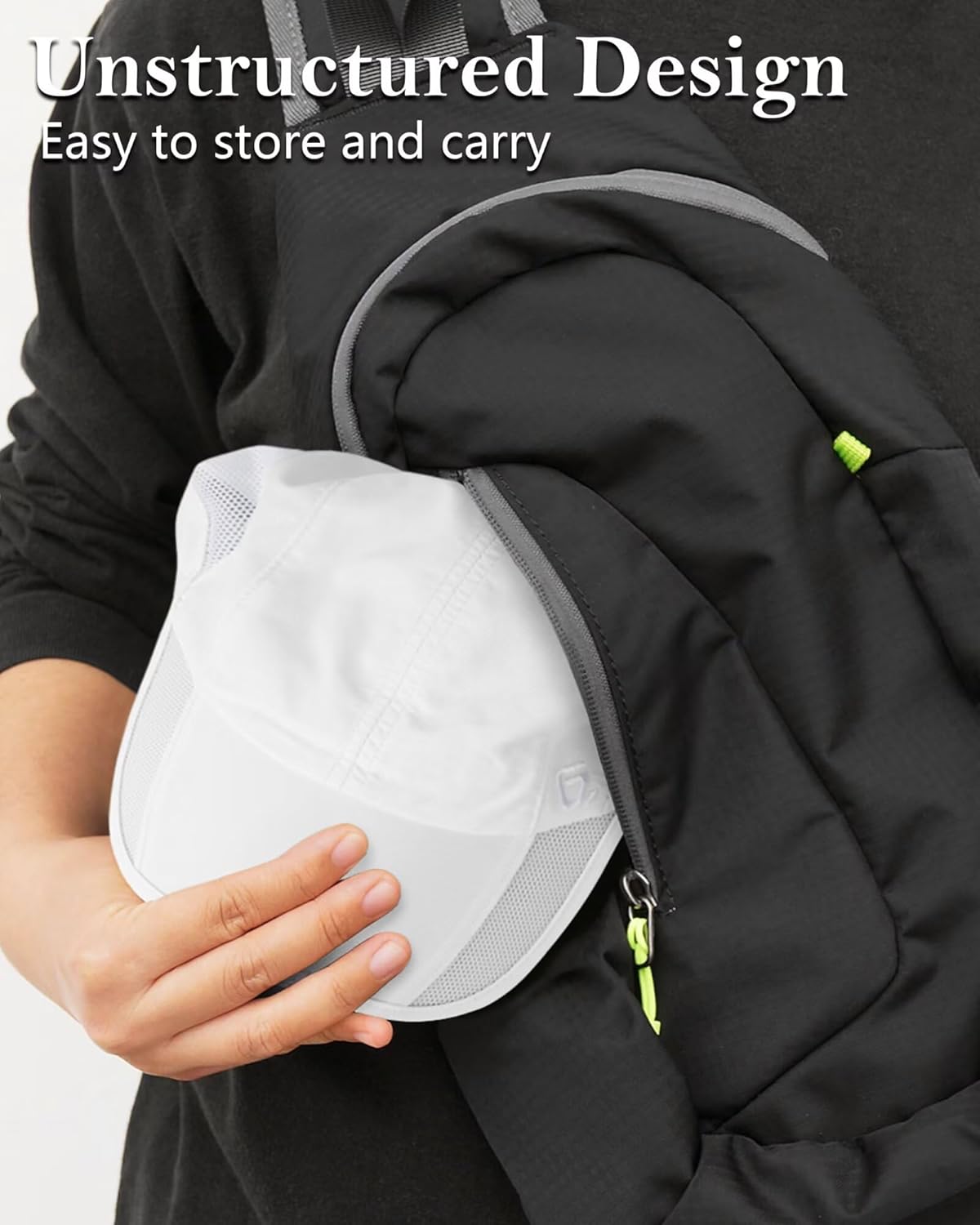Detalle 2 de GADIEMKENSD Unstructured Quick Dry Sports Cap – Sun Protection for Outdoor Active Living