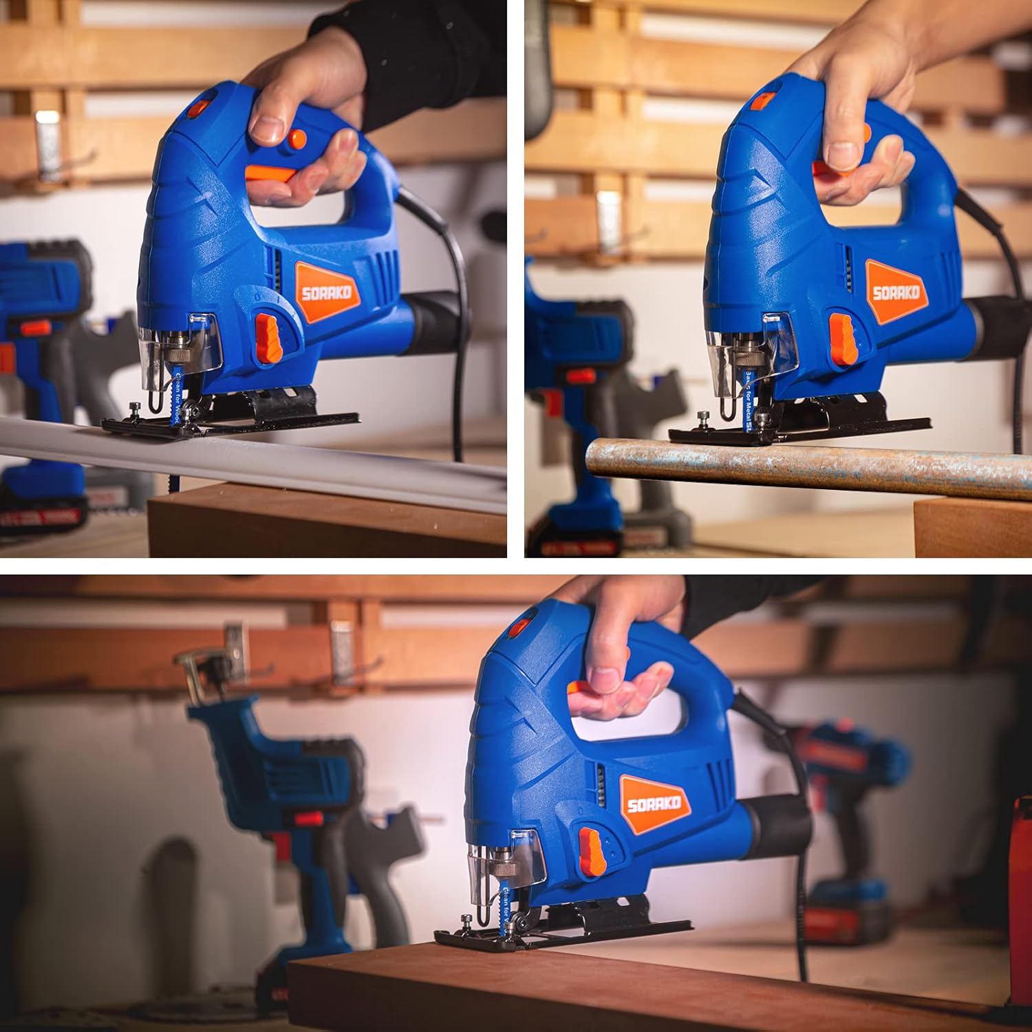 Thumbnail 5 de SORAKO 600W Corded Jigsaw 60mm