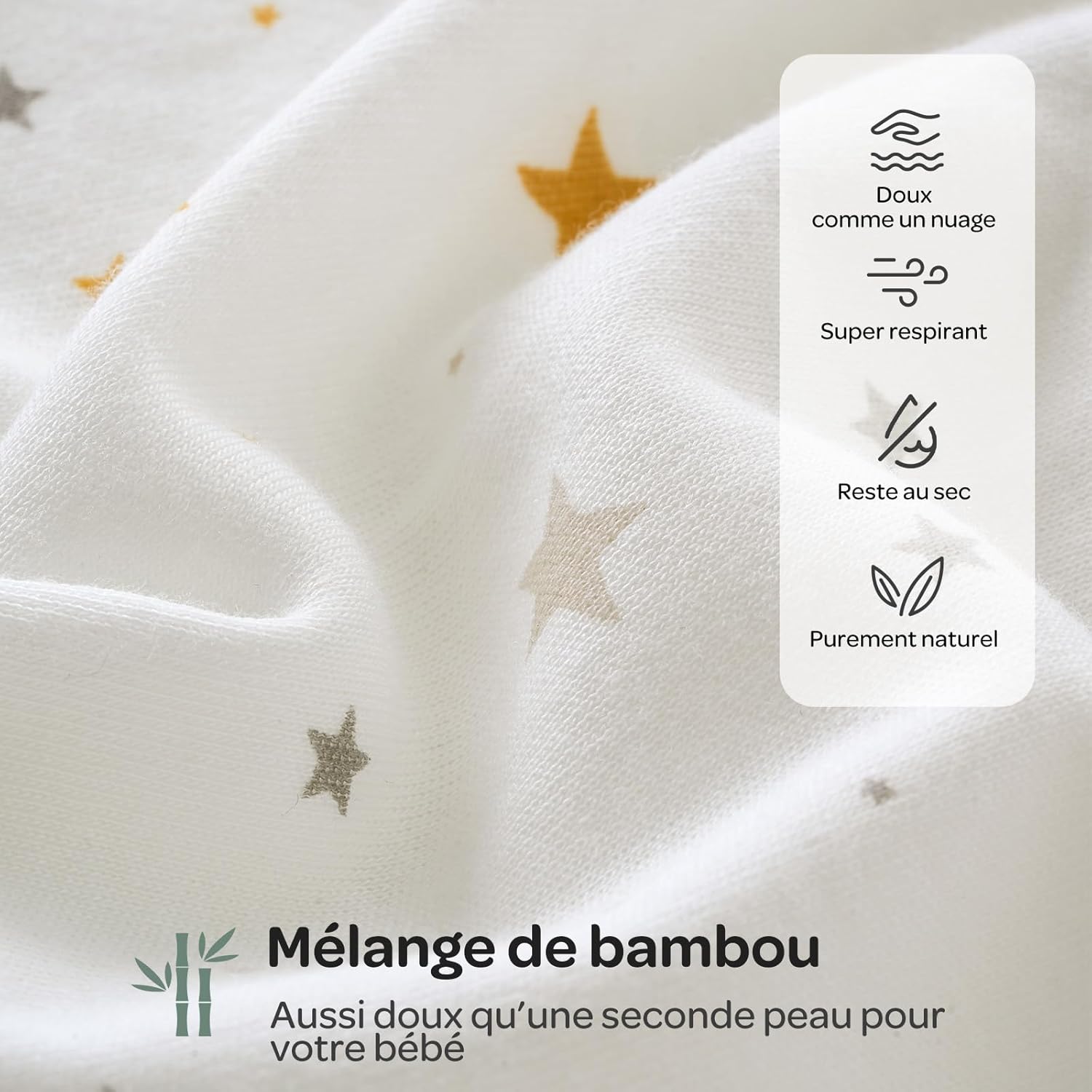 Thumbnail 5 de Momcozy Pucksack Bébé 0-3 Mois – Lot de 2, enveloppe cocooning avec fermeture silencieuse